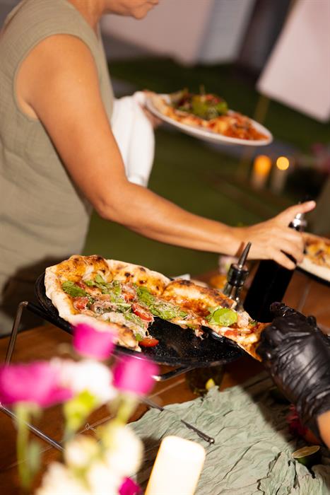 Servicio de comida durante un evento